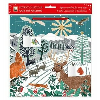 Calendrier De L'Avent écureuil 2025 - 24 Pendentifs Acrylique à Suspendre, Décoration Familiale Mignonne