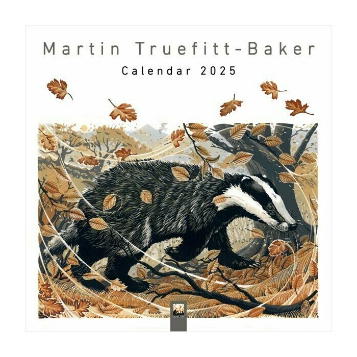 Calendrier Mural 2025 Animaux Forêt Martin Truefitt-Baker