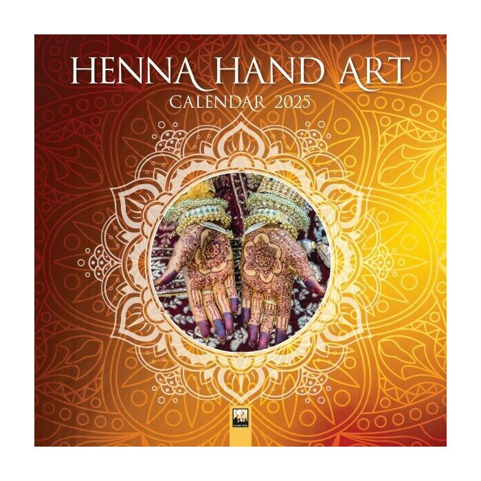 Calendrier Mural 2025 Art du Henné Mehndi