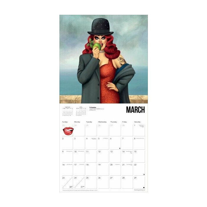 Calendrier 2025 Art et Drag Queen Drag