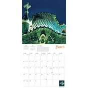Calendrier papier 2026 Architectures Antoni Gaudi