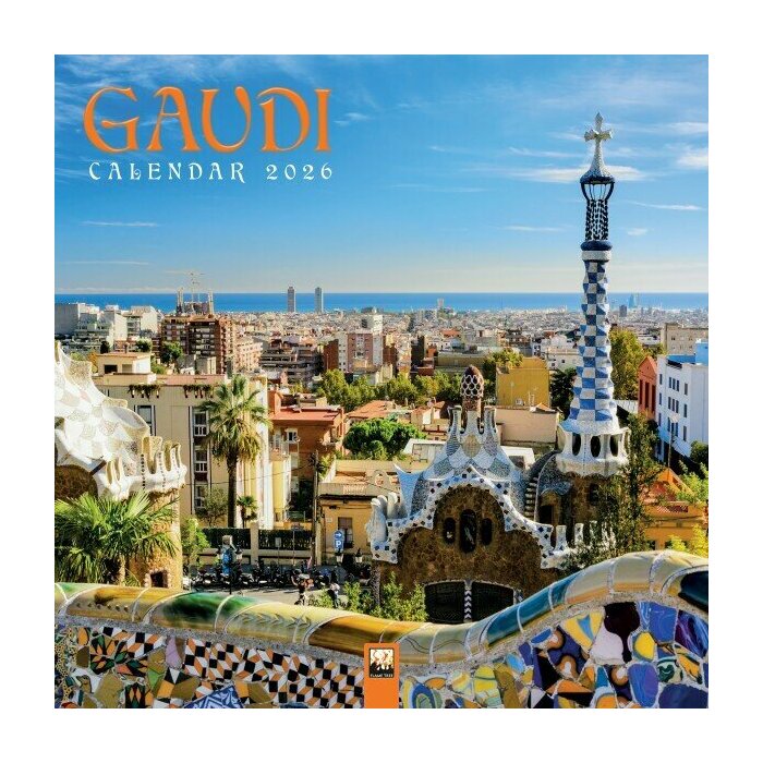 Calendrier Mural 2026 Architectures Antoni Gaudi