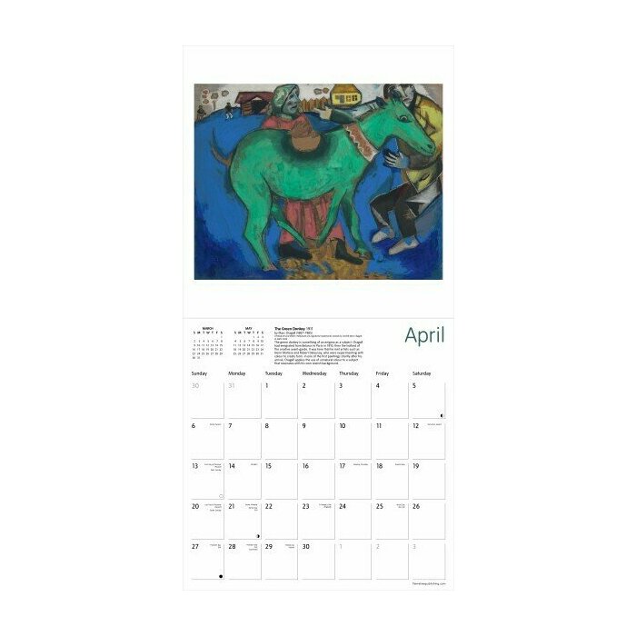 Calendrier 2025 Art Expressionniste Klee Kandinsky Chagall