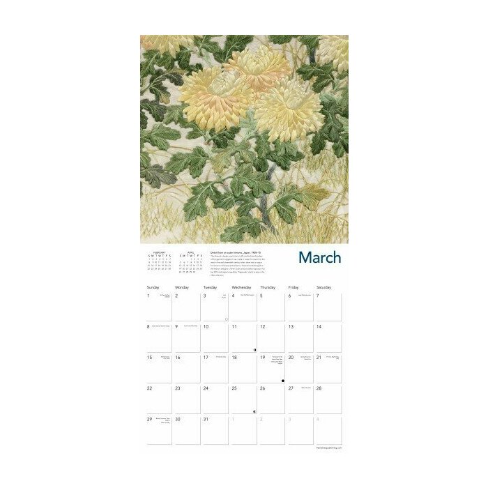 Calendrier 2025 Kimono Textile Japonais
