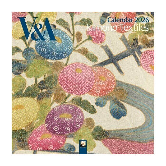 Calendrier Mural 2025 Kimono Textile Japonais