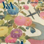 Calendrier Mural 2025 Kimono Textile Japonais