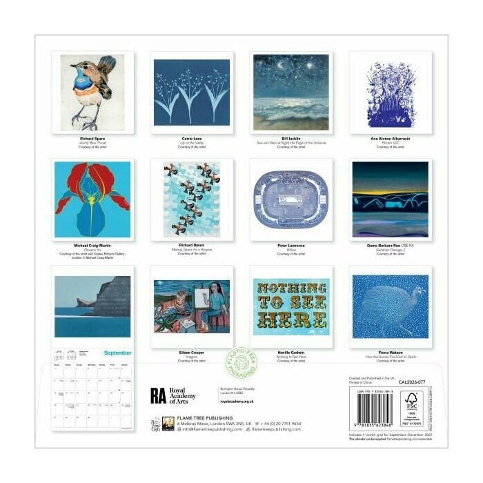 Calendrier 2026 Art Galerie Royale Acadmie
