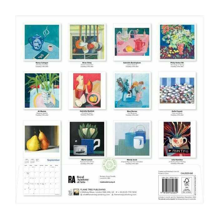 Calendrier Papier 2025 Art Galerie Royale Acadmie