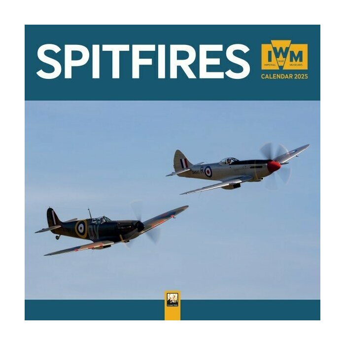 Calendrier Mural 2025 Avions Spitfires Emblmatiques Militaires