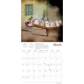 Calendrier 2025 Conte Alice aux Pays des Merveilles Lewis Caroll 