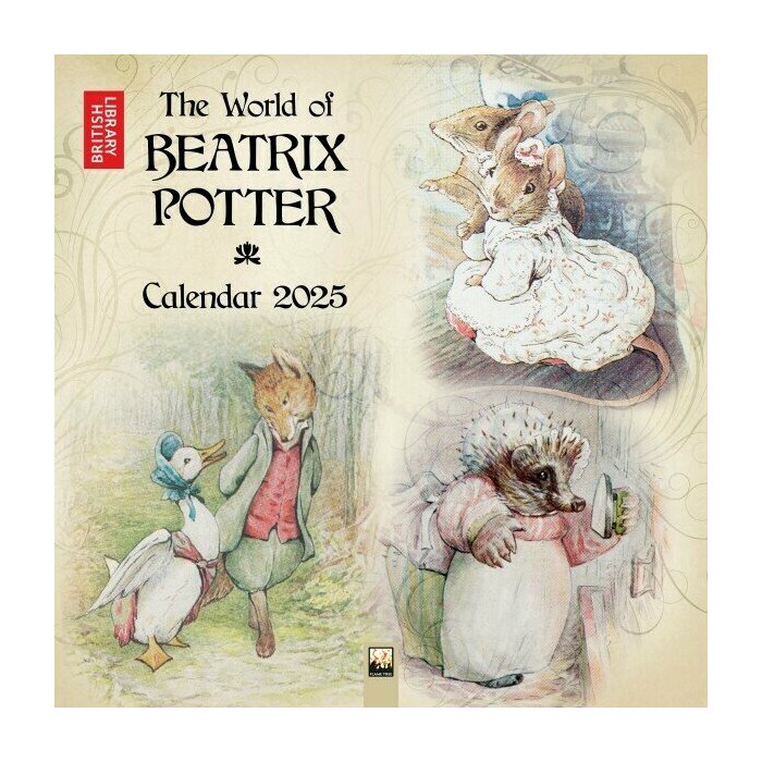 Calendrier Mural 2025 Pierre le Lapin Beatrix Potter Conte