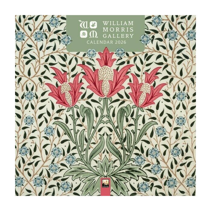 Calendrier Mural 2025 Design Motifs William Morris