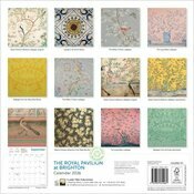 Calendrier papier 2026 Art Chinois Dragons Oiseaux Pavillon Brighton