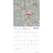 Calendrier 2026 Art Chinois Dragons Oiseaux Pavillon Brighton