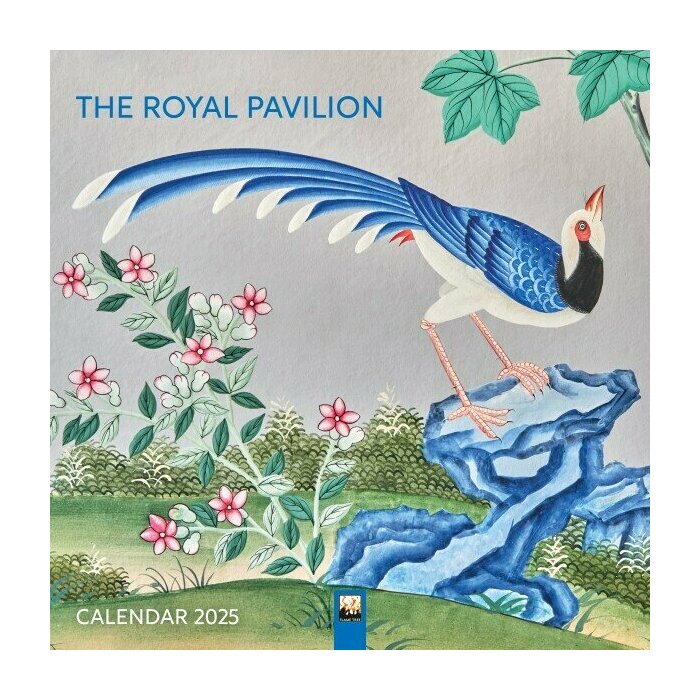 Calendrier Mural 2025 Art Chinois Dragons Oiseaux Pavillon Brighton