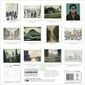 Calendrier Papier 2025 LS Lowry Paysages Urbains