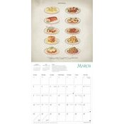 Calendrier 2025 Dessins Rétro Pâtisserie et Cuisine Mrs Beeton