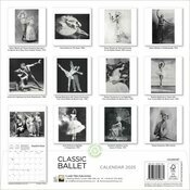 Calendrier Papier 2025 Icônes Ballets de Danse Classiques