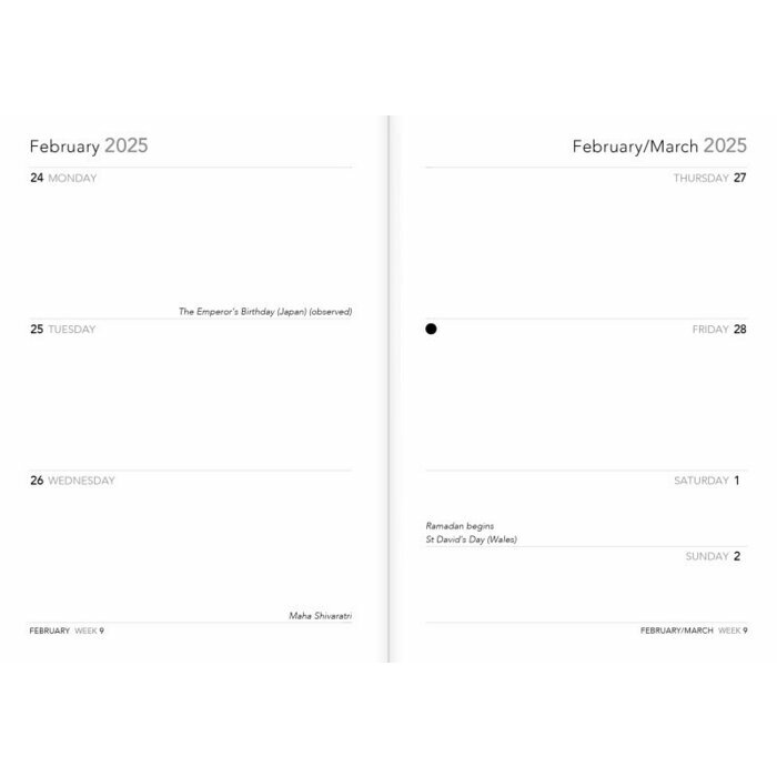 Agenda rabat  Magntique 2025 Frida Kahlo
