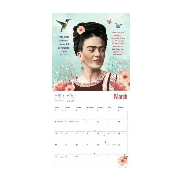 Calendrier 2025 Pour l'Amour de Frida Kahlo Portraits