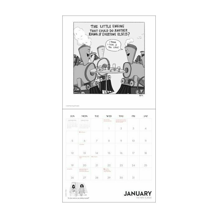 Calendrier 2025 Cartoons The New Yorker Dessins Satiriques