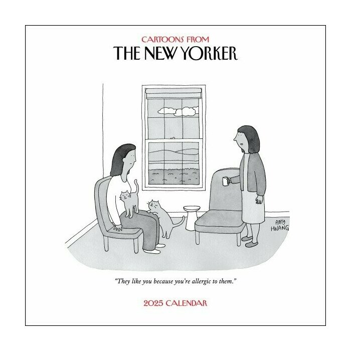Calendrier Mural 2025 Cartoons The New Yorker Dessins Satiriques