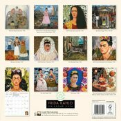 Calendrier Papier 2025 Frida Kahlo Portraits Colors