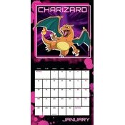 Calendrier 2025 Pokémon Pikachu Dracofeu