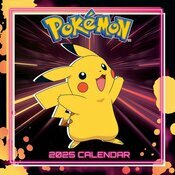 Calendrier Mural 2025 Pokémon Pikachu Dracofeu