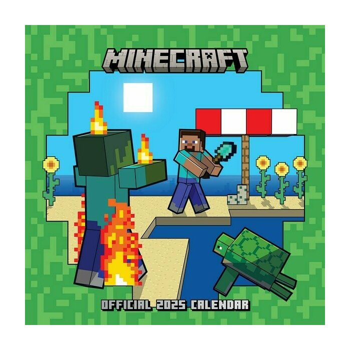 Calendrier Mural 2025 Minecraft Creepers