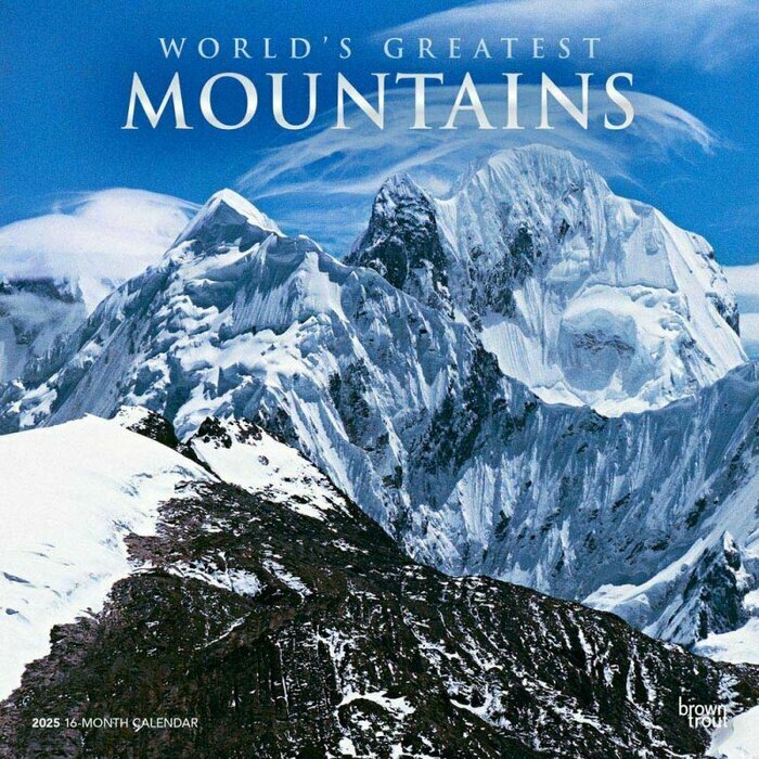 Calendrier Mural 2025 Les Plus Belles Montagnes du Monde