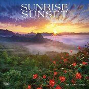 Calendrier Mural 2025 Paysages au Soleil Couchant et Levant