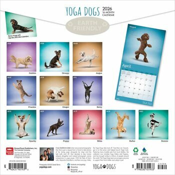 Calendrier 2026 Chiens Postures Yoga 