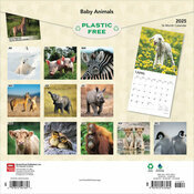 Calendrier Papier 2025 Animaux Bébés Attendrissants 