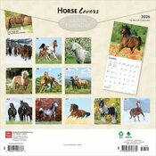 Calendrier 2026 Amoureux des Chevaux Lovers