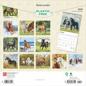 Calendrier papier  2025 Amoureux des Chevaux Lovers