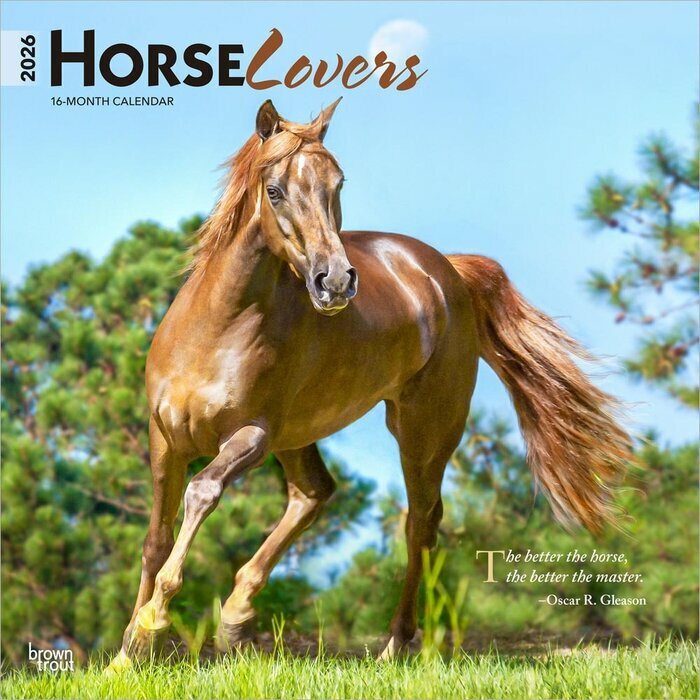 Calendrier Mural 2026 Amoureux des Chevaux Lovers