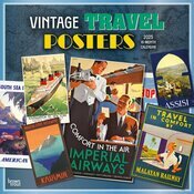 Calendrier Mural 2025 Voyages Rétro Affiches