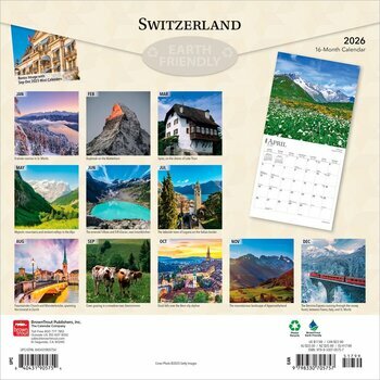 Calendrier 2025 Suisse Paysages Berne
