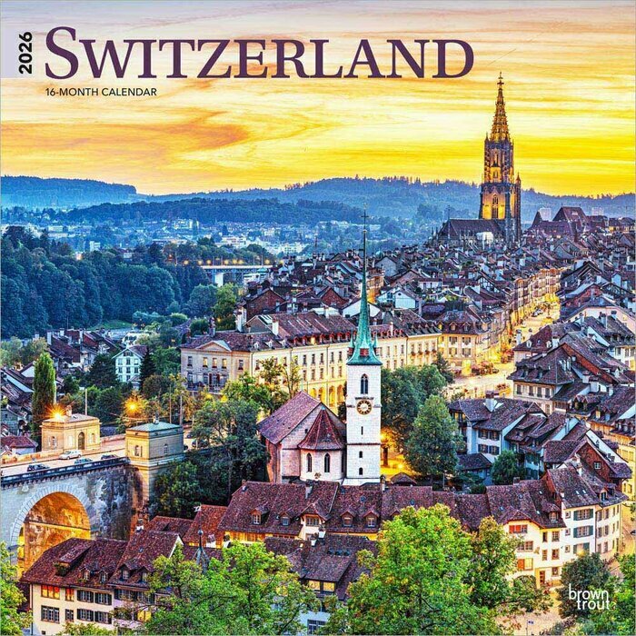 Calendrier Mural 2025 Suisse Paysages Berne