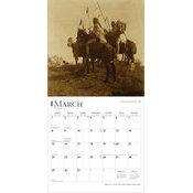 Calendrier papier 2026 Edouard Curtis Portraits Amrindien