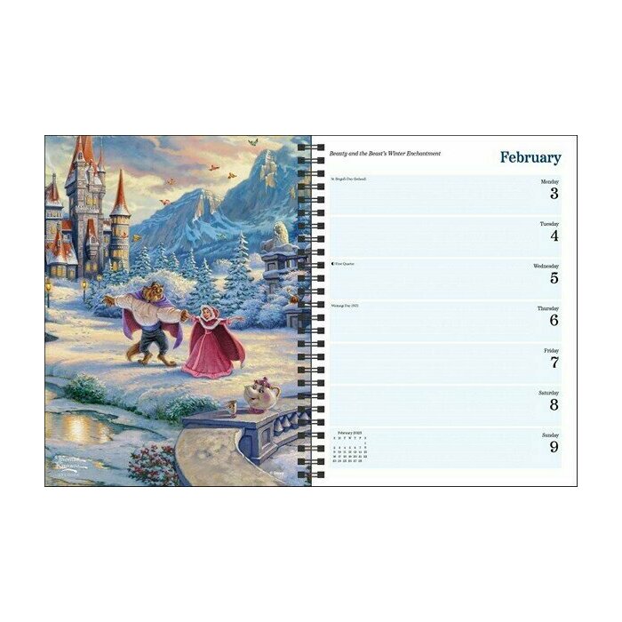 Agenda Disney Thomas Kinkade Dessin Anime 2025