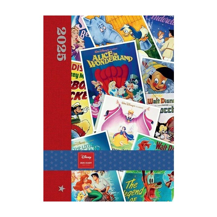 Agenda Affiches Dessins Anims  Vintage 2025