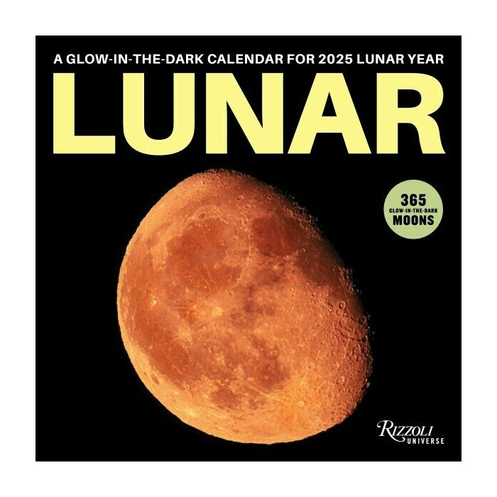 Calendrier Mural 2025 Lunaire Pleine Lune Luminescente