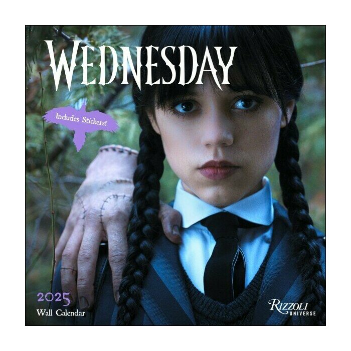 Calendrier Mural 2025 Mercredi Wednesday Jenna Ortega