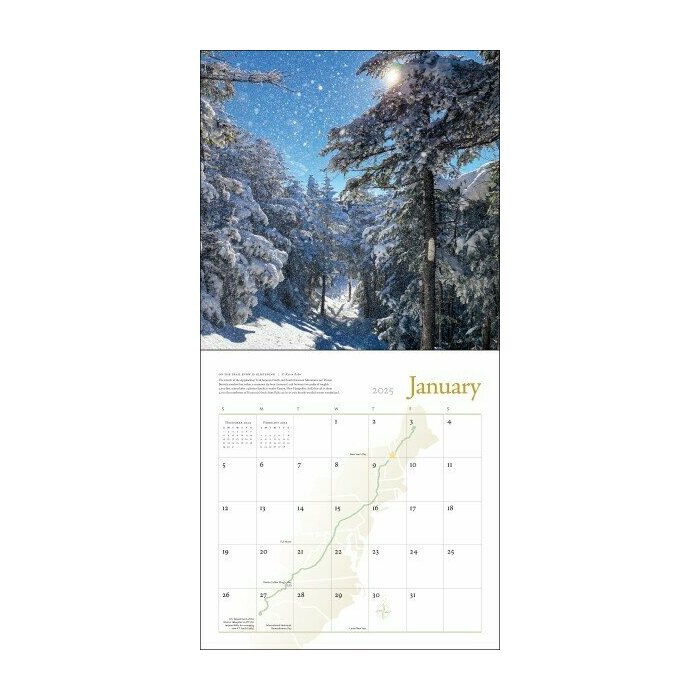 Calendrier 2025 Trail Sentier des Appalaches