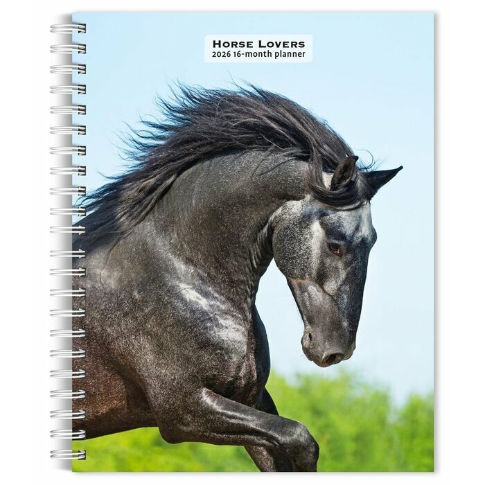 Agenda Papier 2025 Spirale Amoureux des Chevaux