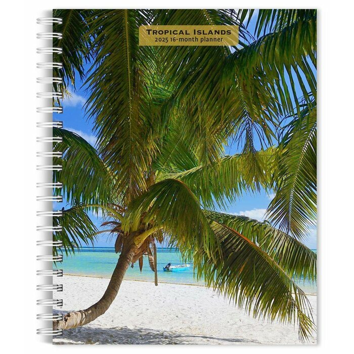  Agenda Papier 2025 Spirale Iles Tropicales