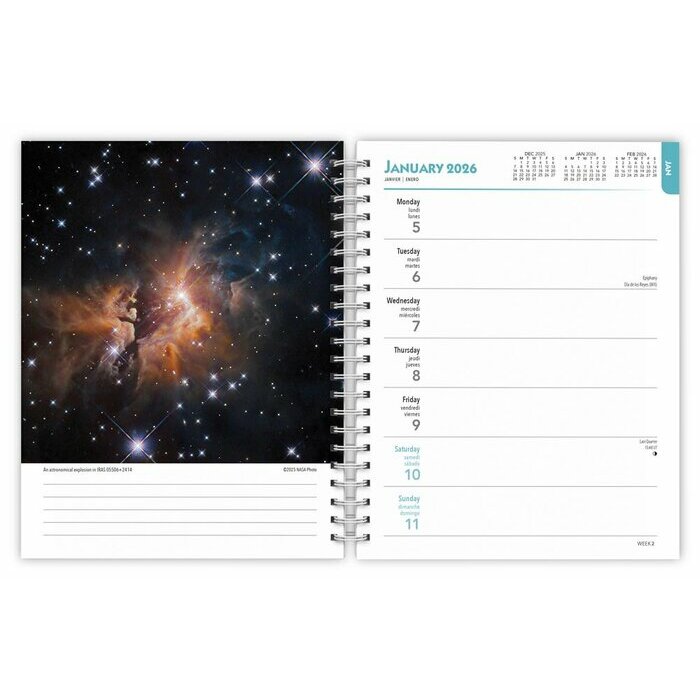 Agenda 2026 spirale Univers Astronomie