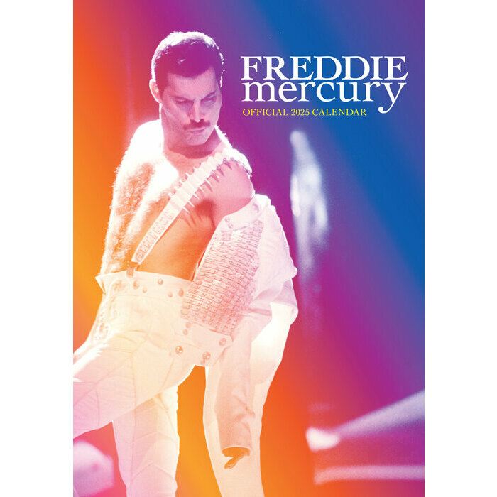 Calendrier Mural 2025 Freddie Mercury Queen format A3